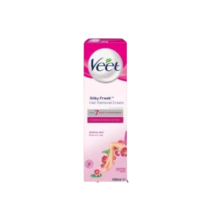Veet Silky Fresh Moisturising Lotus Flower Extract Hair Removal Cream, 100g