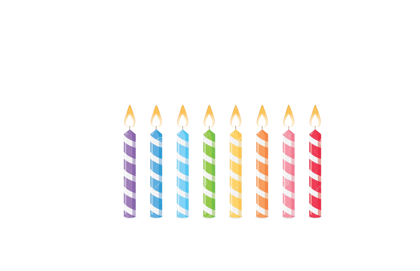 شمعة عيد الميلاد النارية