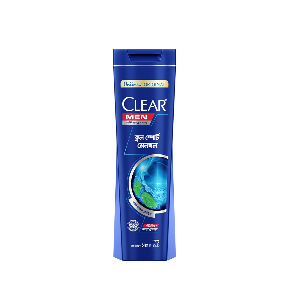 Clear Men Cool Sport Menthol Anti-Dandruff Shampoo, 400ml