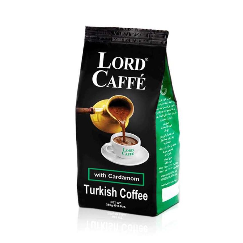Lord Caffe Medium Roast Cardamom Turkish Coffee, 250g