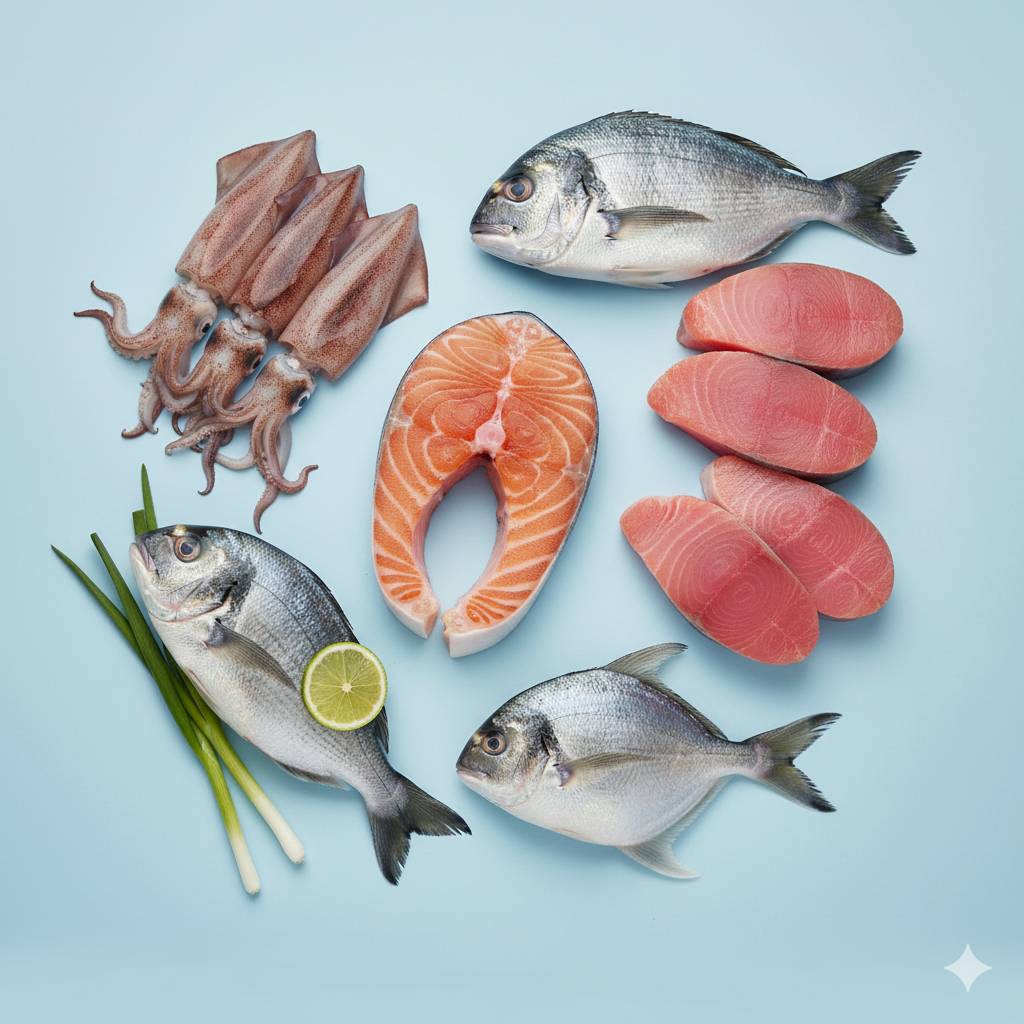 fresh fish & seafood