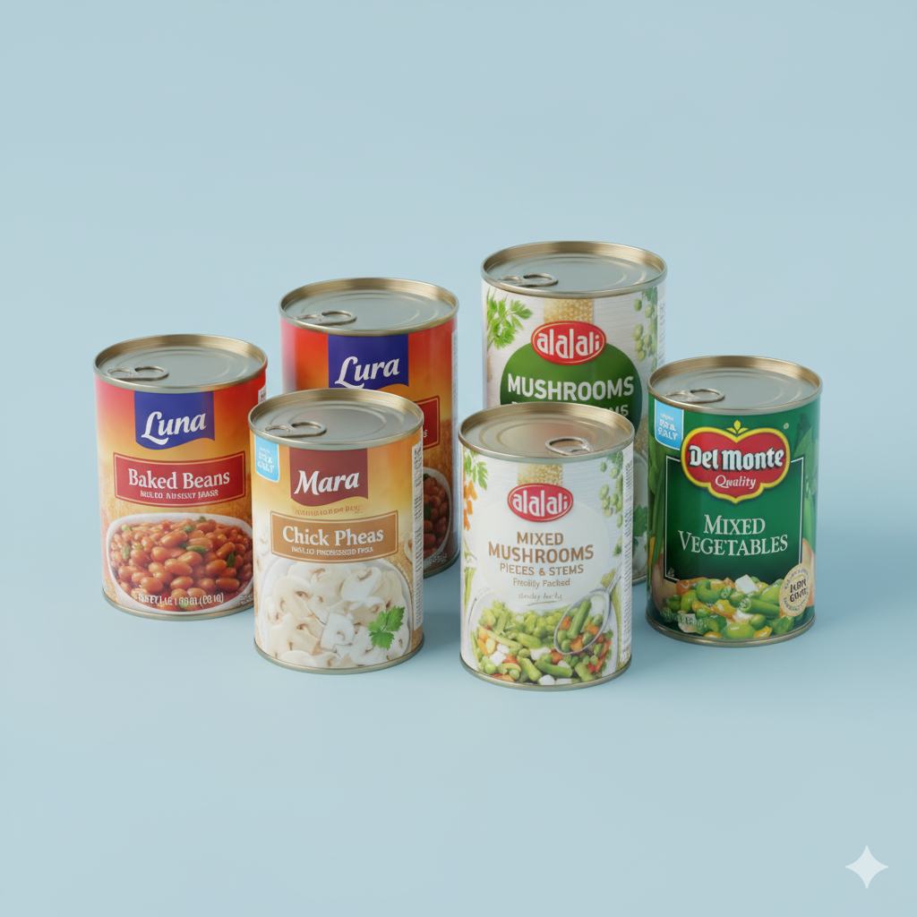 canned vegetables