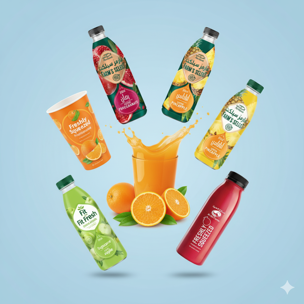 Freshly squeezed Juices
