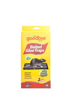 Habro Goodbye Rats Baited Glue Trap, 2Pieces