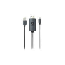 Porodo Braided HDMI Lightning Charging Cable, 2m