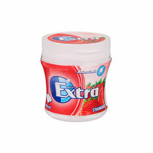 Wrigley's Extra Strawberry Bottle Gum, 60 Pieces