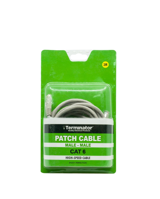 Terminator Patch Cord CAT 6 Cable, 3m