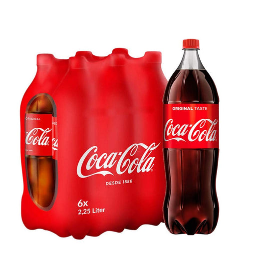 Coca Cola Soft Drink, 6x2.25L