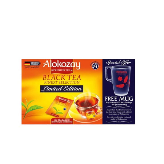 Alokozay Premium Loose Black Tea, 420g+ Mug