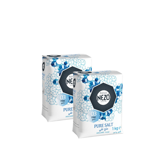 Nezo Fine Table Salt, 2x1kg