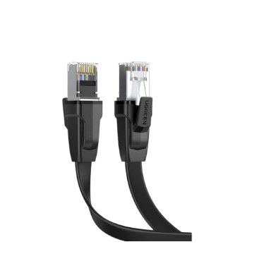 كابل إيثرنت مسطح من نوع UGreen Cat 8 يدعم تقنية PoE، بطول 1 متر