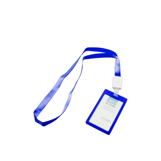 Sbc Id Card Holder, Rope Type - Blue