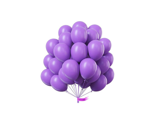 10Pcs Purple Balloon 2690