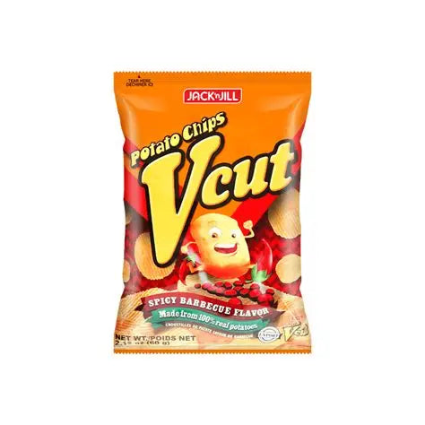 Jack N Jill V Cut Spicy Barbecue Potato Chips, 60g