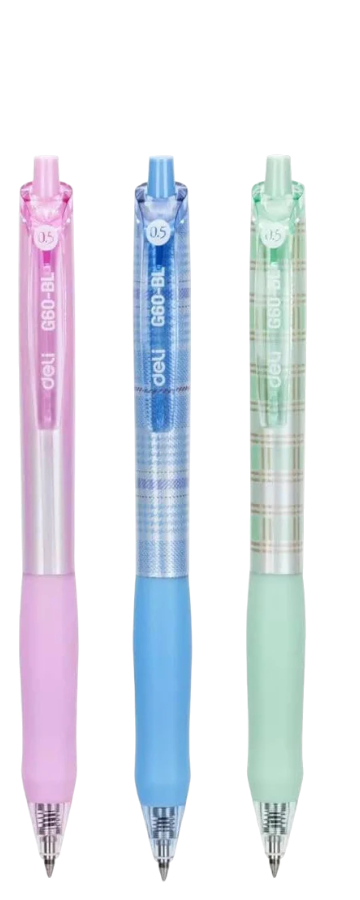 أقلام جل ملونة برأس رصاصي من ديلي، 0.5 مم، 12 قطعة