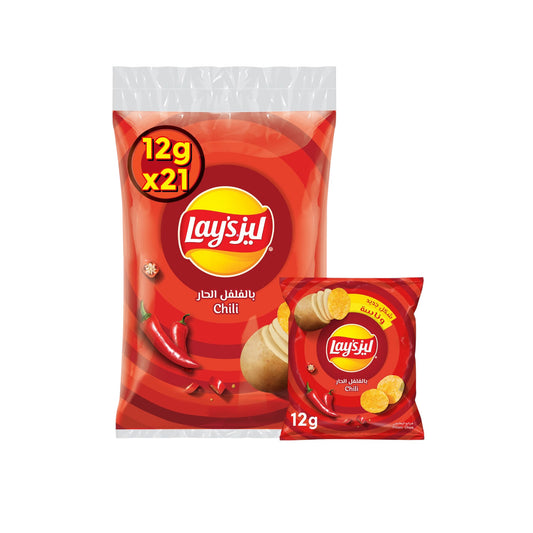 Lay's Chili Potato Chips, 21x12g