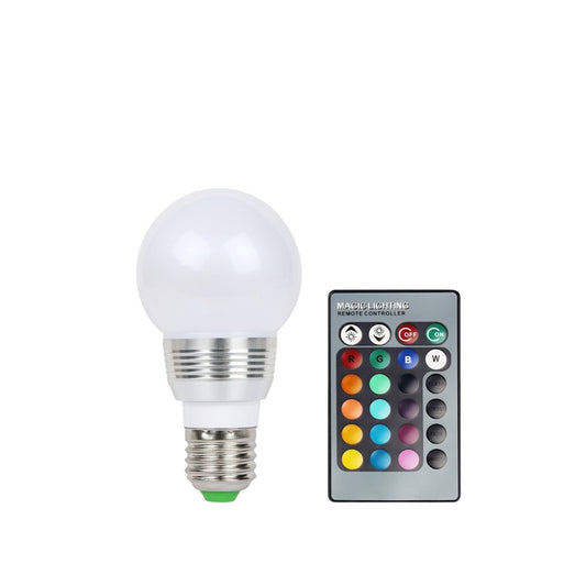 RGBW LED Bulb with IR Remote Control