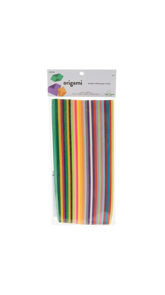 1030 Sheets Star Origami Paper, 27 Assorted Colors, Double Sided Paper Strips, Lucky Origami Star Decoration for Crafts, Gifts