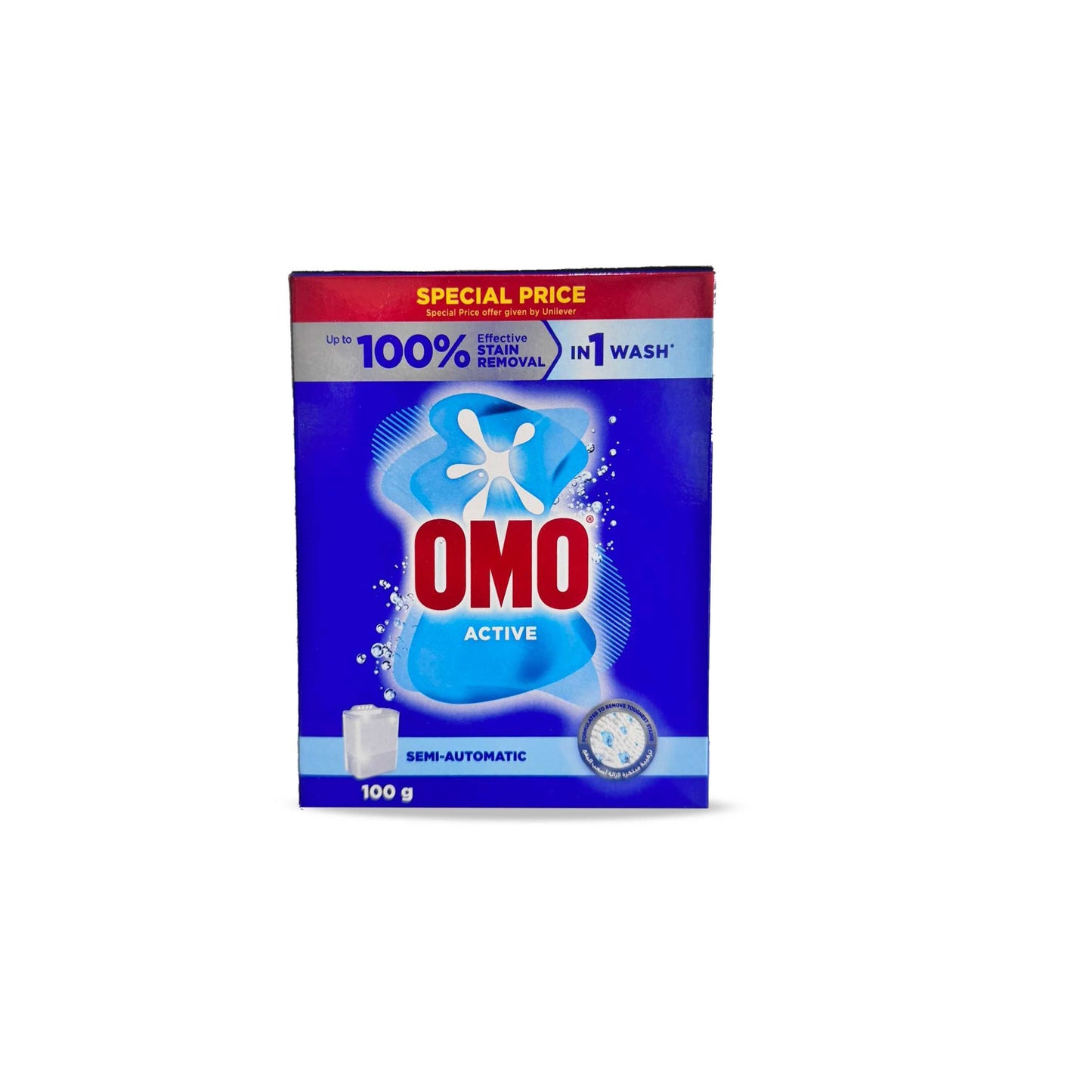 Omo Semi Automatic Powder Detergent 100G