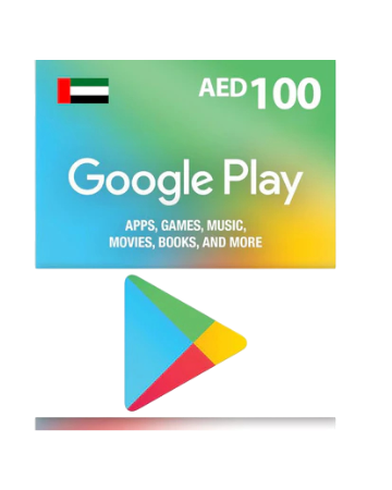 جوجل بلاي 100 درهم إماراتي (الإمارات العربية المتحدة)