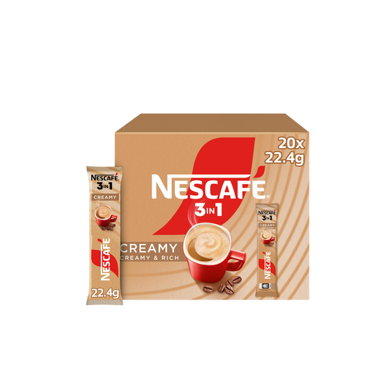 Nescafe 3-in-1 Creamy Latte Coffee Mix Sachets, 20x22.4g