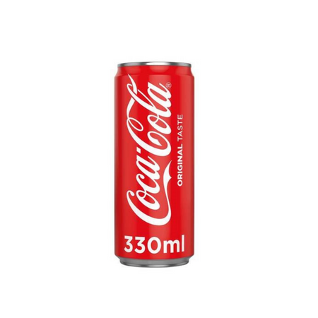 Coca-Cola (Coke) Regular Soft Drink, 330ml