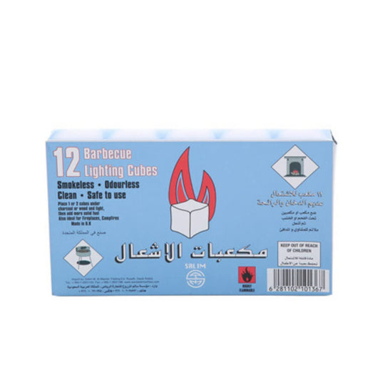 Salim 12-Piece Barbeque Lighting Cubes