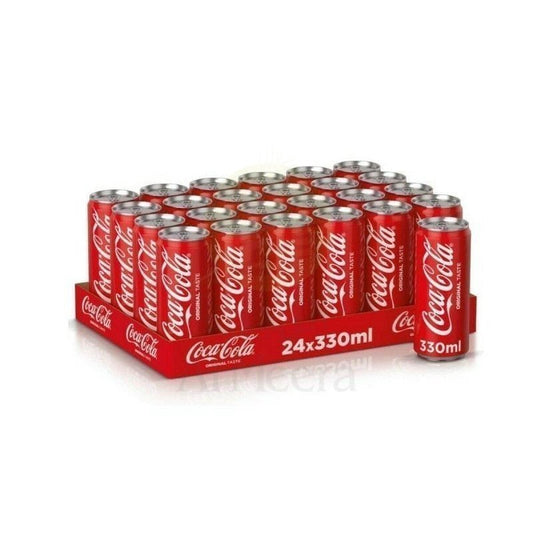 Coca Cola Can Soft Drink 24pcs, 330ml