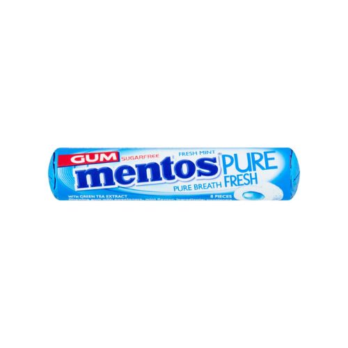 Mentos Pure Fresh Mint Chewing Gum, 15.75g