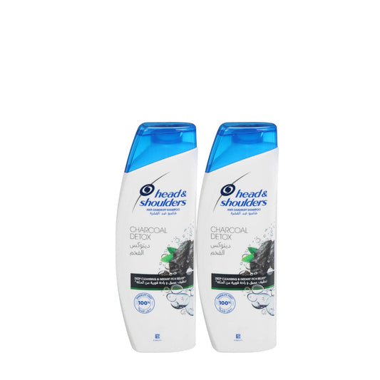 Head & Shoulders Oxygenated Charcoal Detox Anti-Dandruff Shampoo, 2x400ml