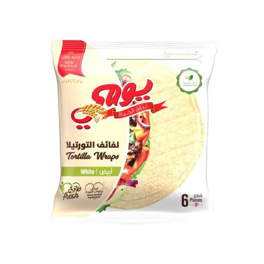 Yaumi Fresh White Tortilla Wraps, 6x40g