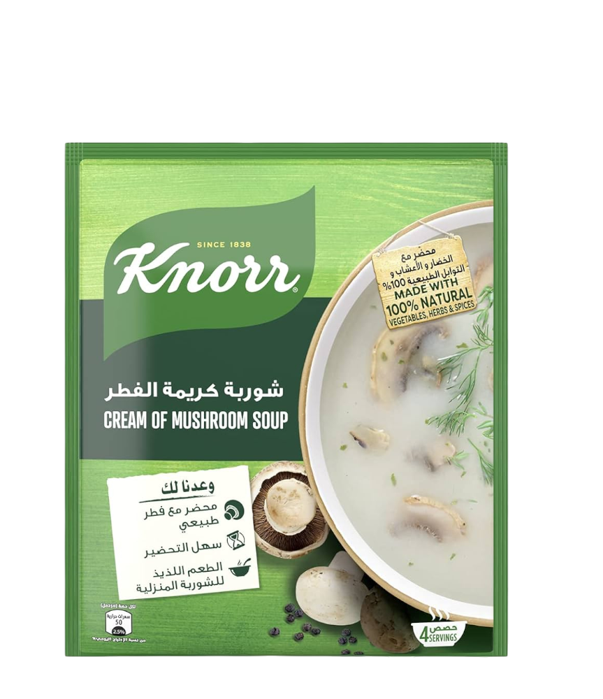 كريمة الفطر كنور، 6 × 53 جم + عبوة مجانية