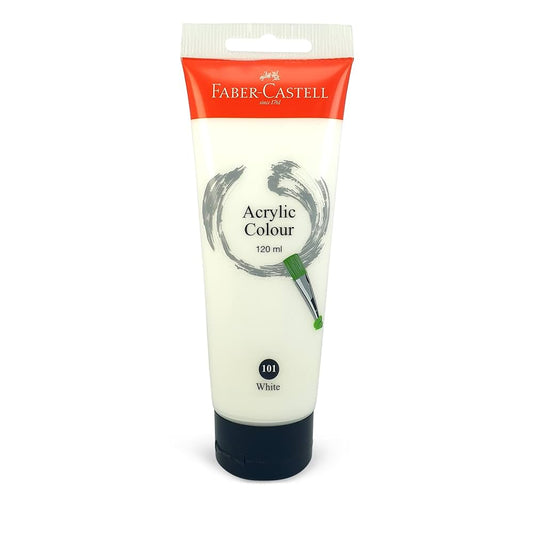 أنبوب ألوان أكريليك فابر كاستل 120 مل - أبيض