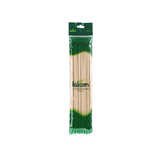 Falcon Bamboo Skewers 12 Inch, (1 Pack x 100 Pieces)