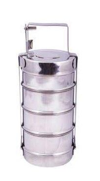 RAJ  Steel Bombay Tiffin 4 Tier