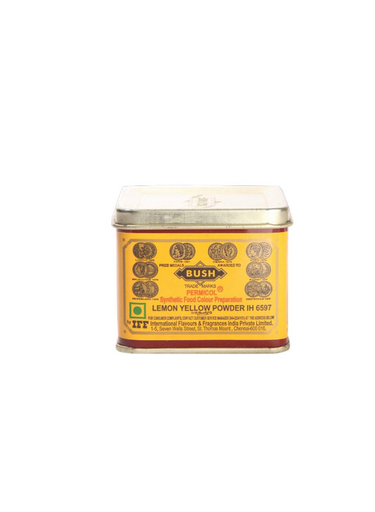 BUSH LEMON YELLOW FOOD COLOUR 100 GM