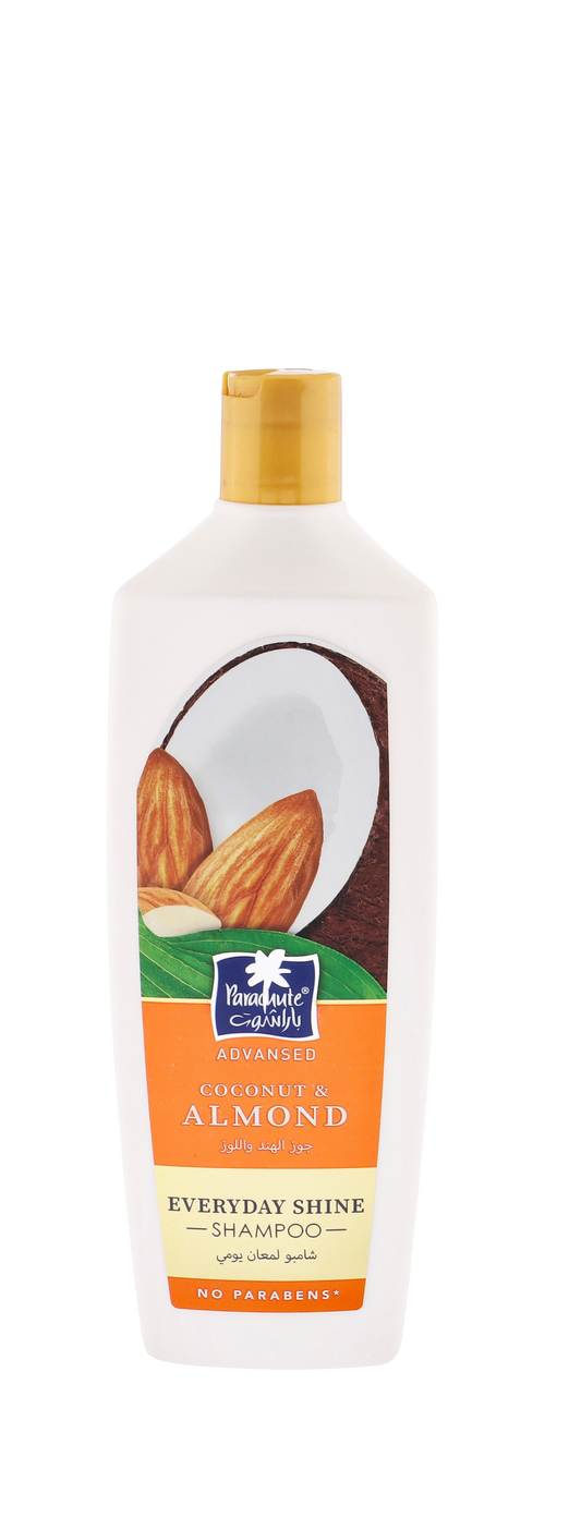 Parachute Advansed Everyday Shine Shampoo with Coconut & Almond Extracts - parabens free, 340ml