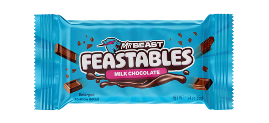 Feastables Mr Beast Milk Chocolate Bar, 35g