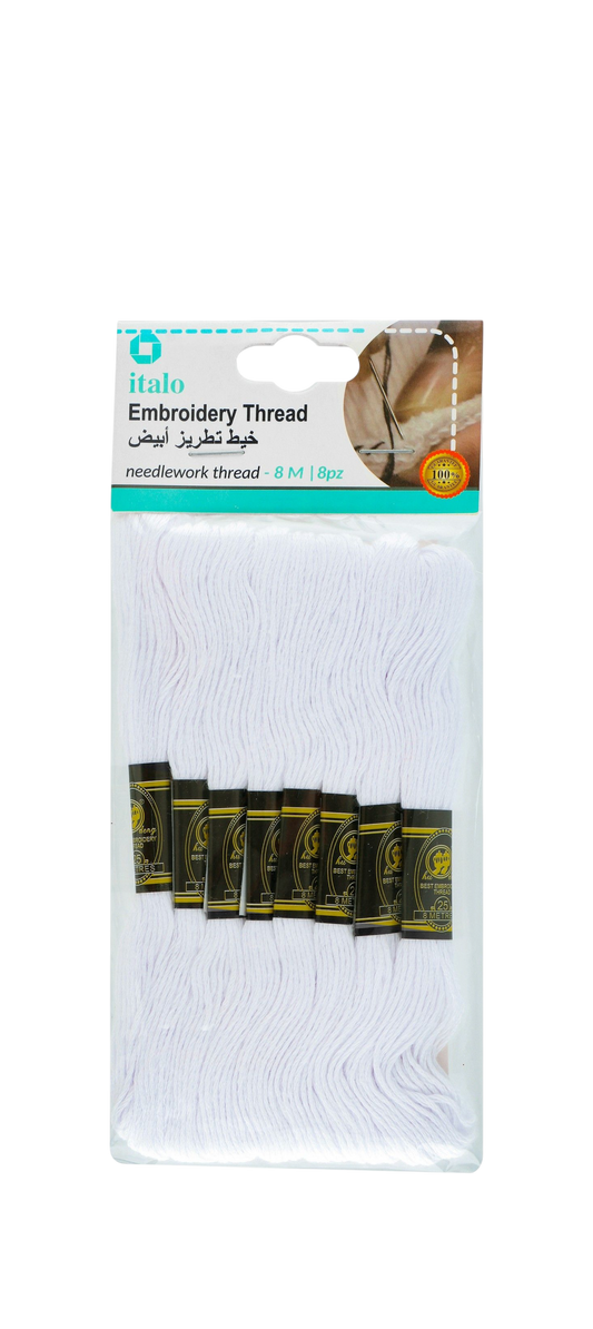 خيط تطريز إيتالو، 8 أمتار