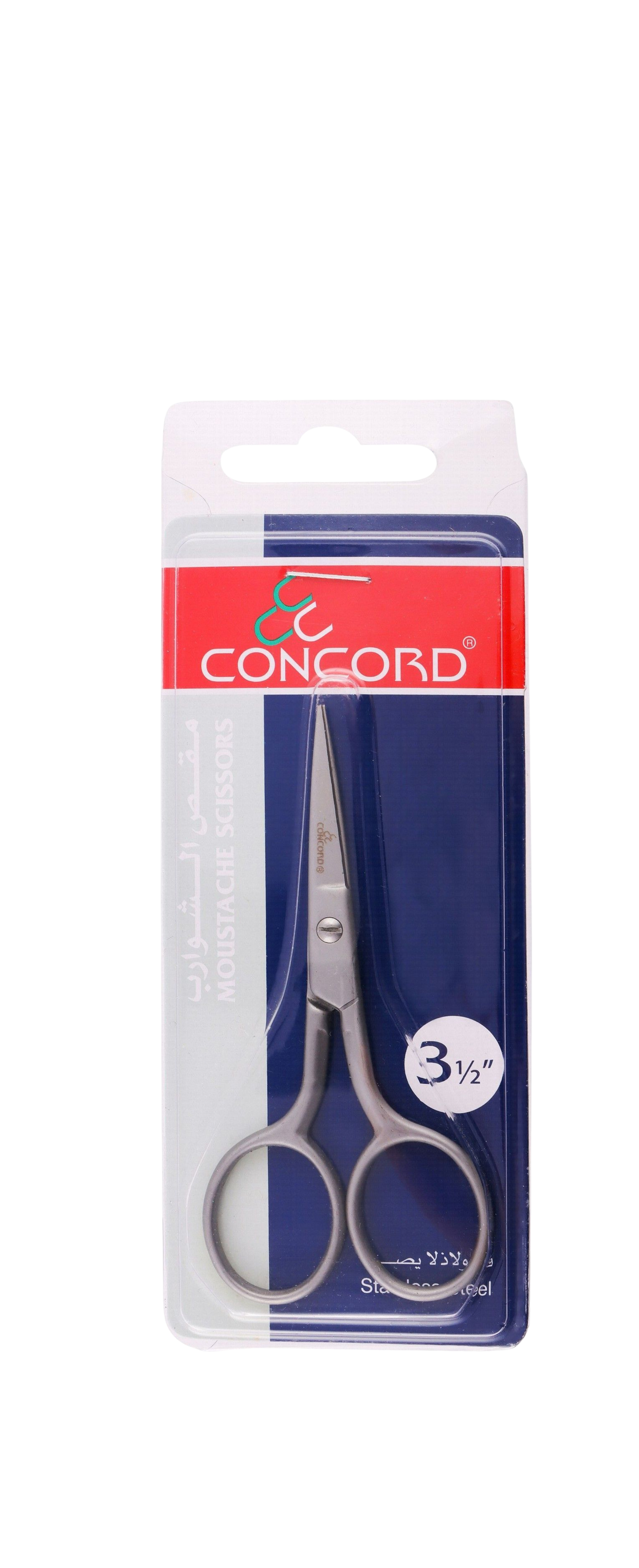 Concord 3.5 Inch Stainless Steel Moustache Scissors, 1 Piece