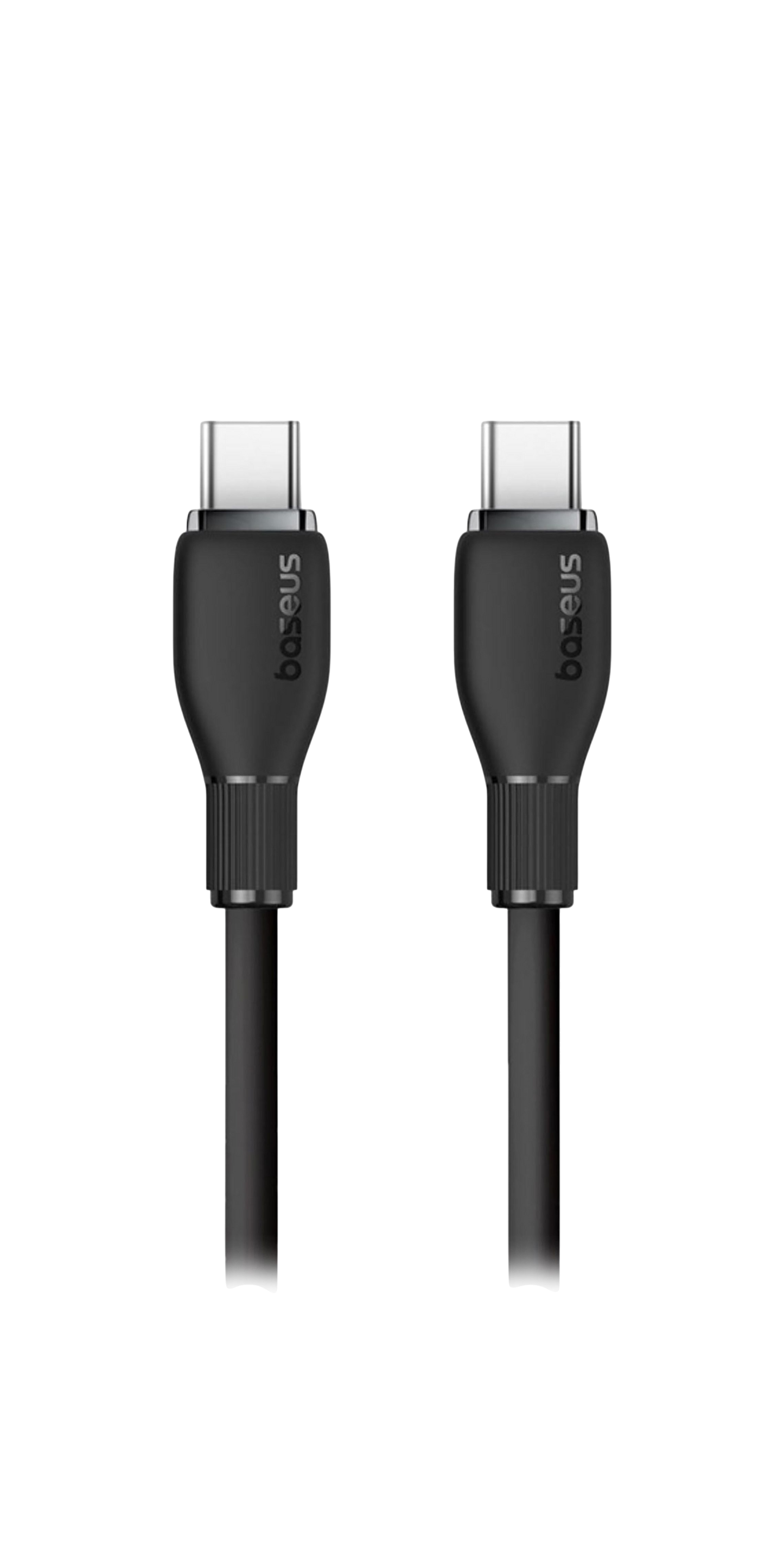 كابل Baseus Pudding USB-C إلى USB-C، بطول 2 متر