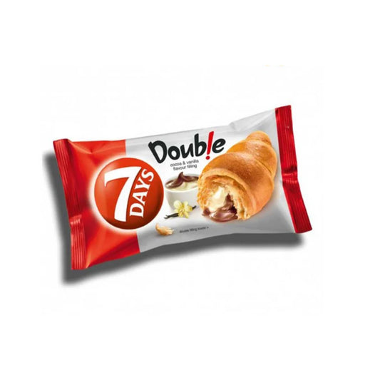 7 Days Double Croissant with Cocoa & Vanilla Filling, 55g