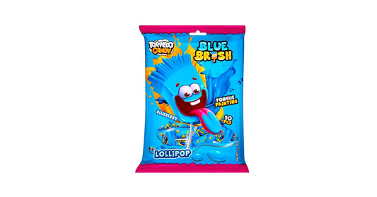 Torpedo Blue Brush Pop Candy, 14g/Pop Rocks