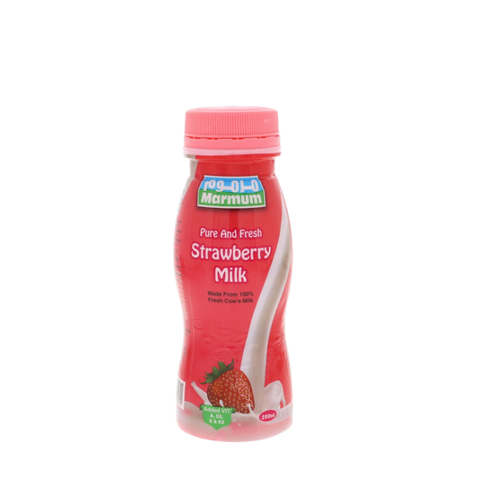 مرموم حليب طازج بنكهة الفراولة، 500 مل