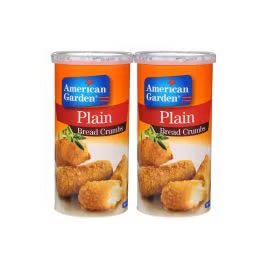American Garden Plain Bread Crumbs, 2x425g