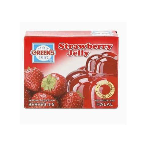 Greens Strawberry Jelly 80 g