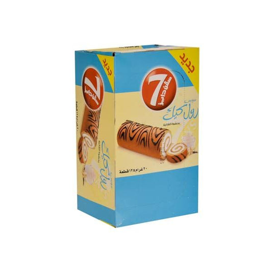 7 Days Swiss Roll with Vanilla Filling, 12x20g