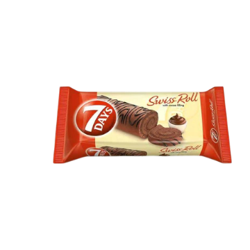 7Days Chocolate Mini Swiss Roll, 20g