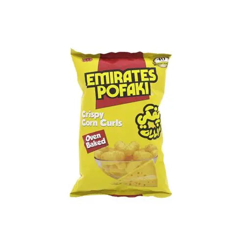 Emirates Pofaki Crispy Corn Curl, 25x15g