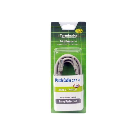 Terminator Patch Cord Cat Cable, 2m